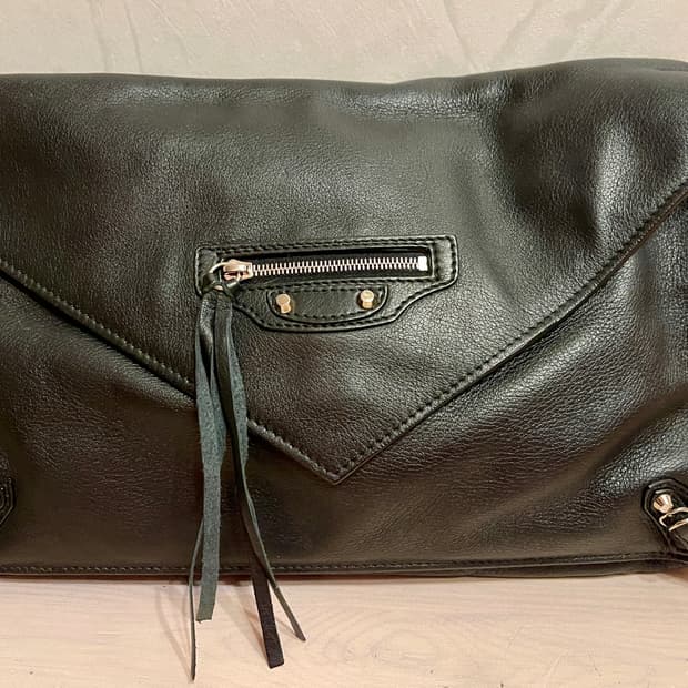 발렌시아가Balenciaga파피에르 엔벨롭 클러치/블랙