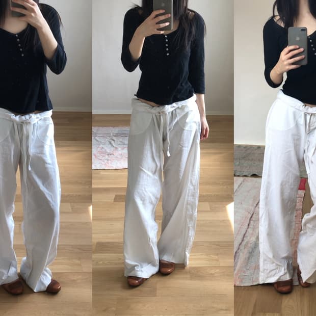 [직수입] 빈티지 리넨 트라우저와 g star 코튼 저지 집업 자켓