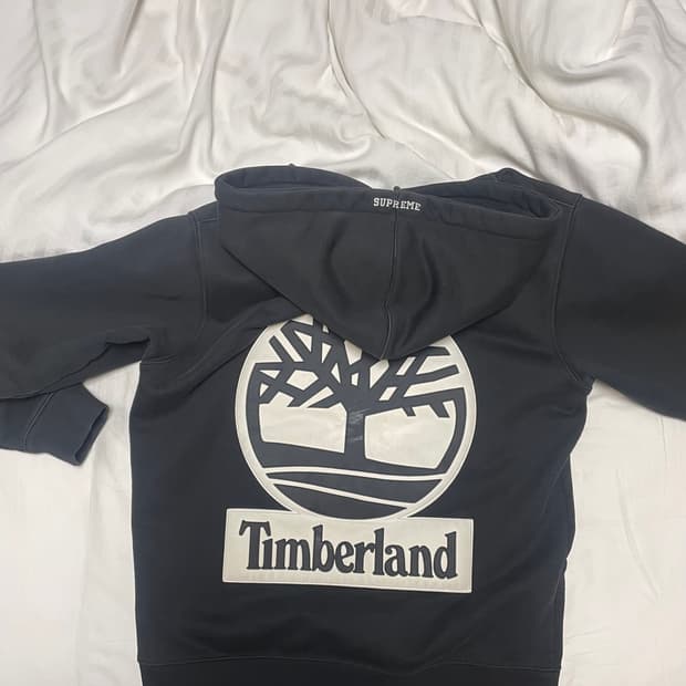 슈프림x팀버랜드 후드티