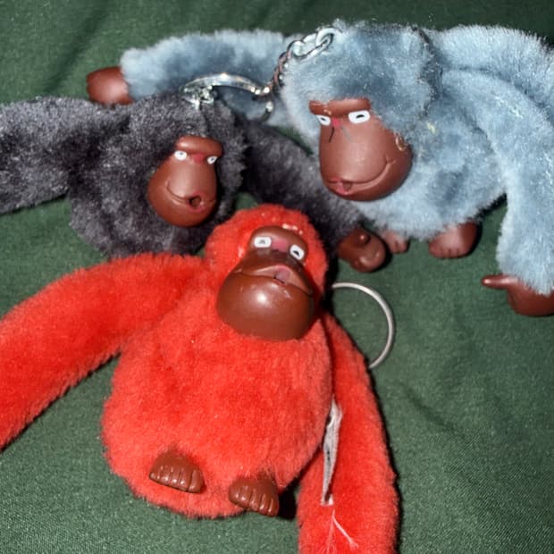 키플링 고릴라 키링 3개 일괄