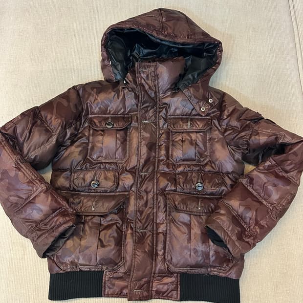 몽클레르 패딩 자켓 (카무플라주 브라운 / M)