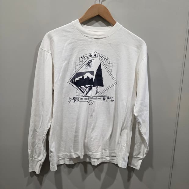 90s USA 빈티지 프룻오브더룸 긴팔티