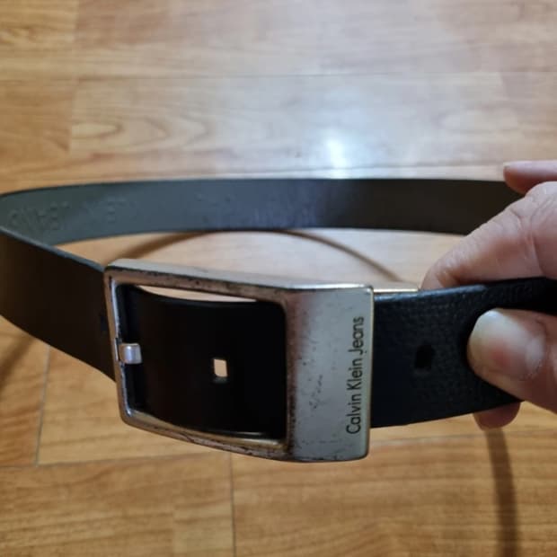 캘빈클라인 남성 가죽벨트