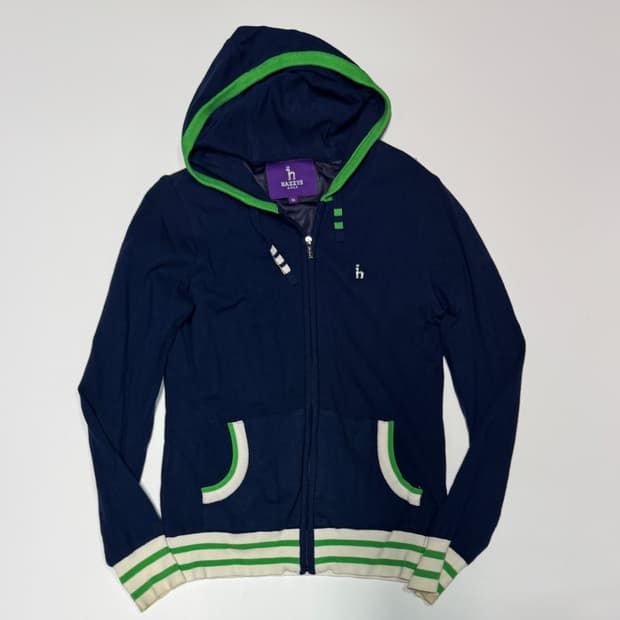 여성 헤지스 Hazzys 골프 방풍 후드집업 S