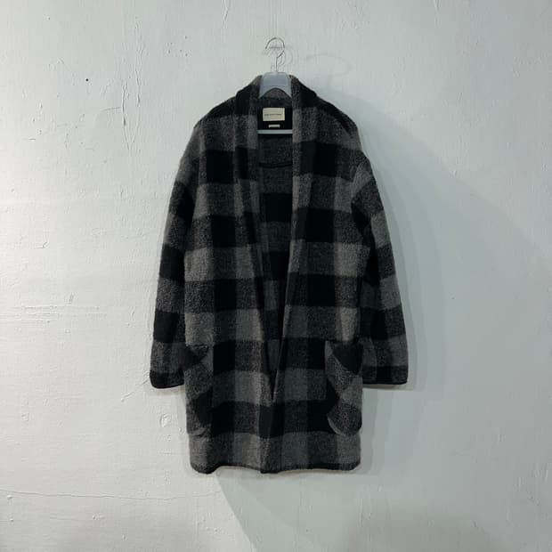 이자벨마랑 체크 코트 38 size