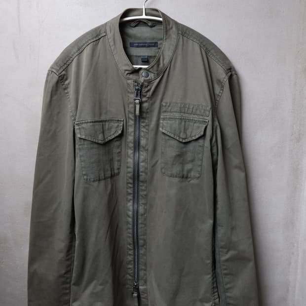 John varvatos 밀리터리 집업 셔츠