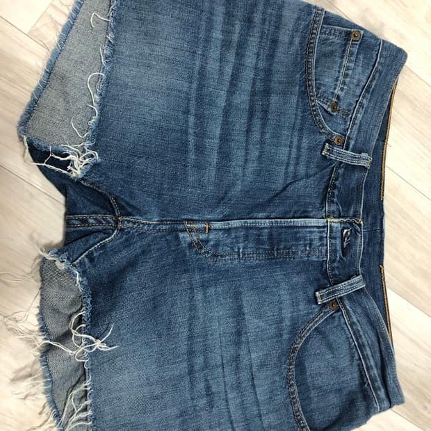 여성 리바이스 501 숏데님