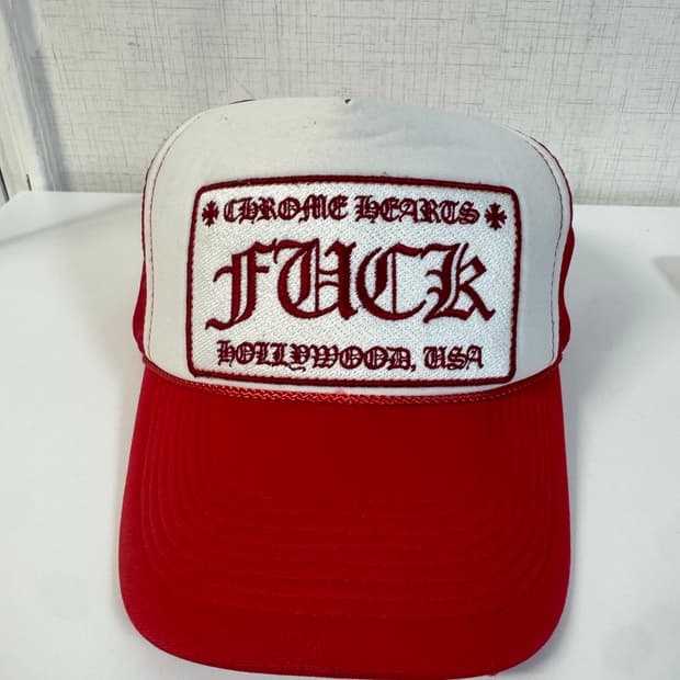 크롬하츠 otto 트러커 모자 레드 오또