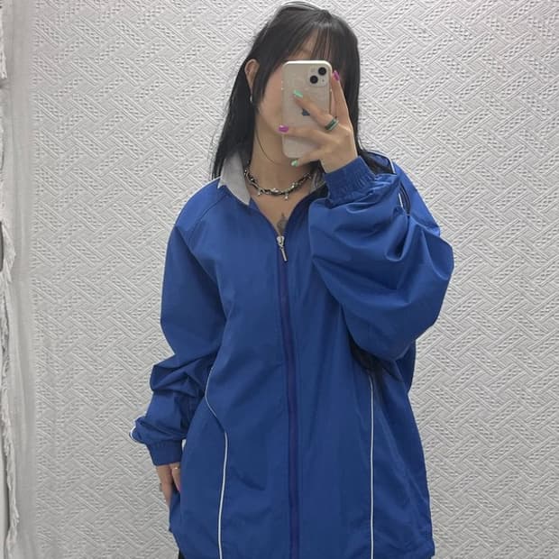 리복 올드스쿨 오버핏 바람막이 자켓 110 C06963