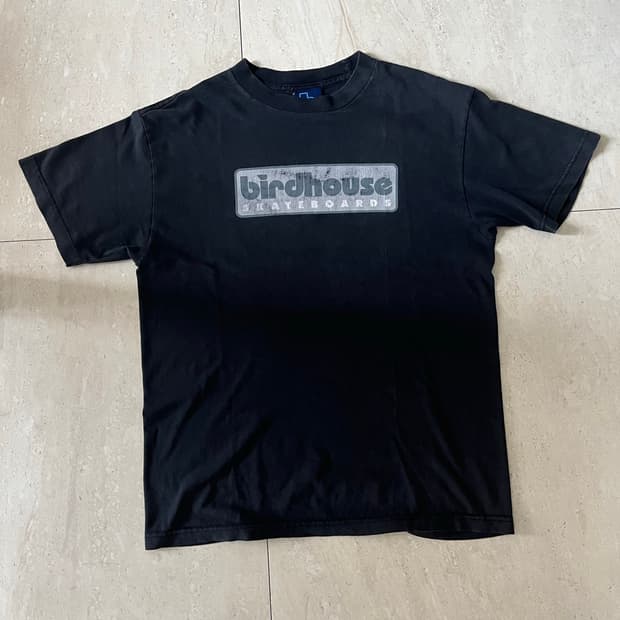 90s birdhouse 스케이트 티셔츠 (made in usa)