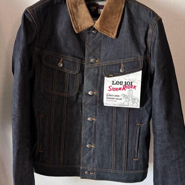[새제품] lee101 스톰라이더 일본셀비지,일본메이드 m