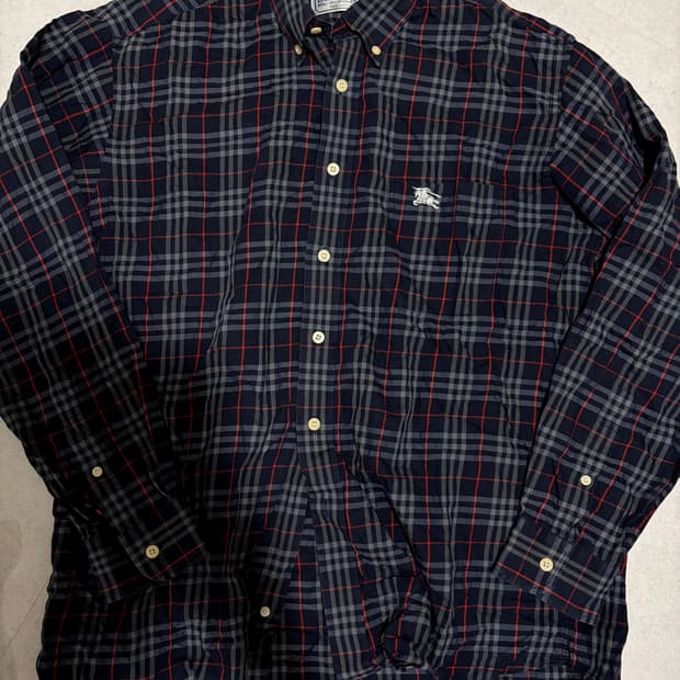 버버리 올드 정품 셔츠 100