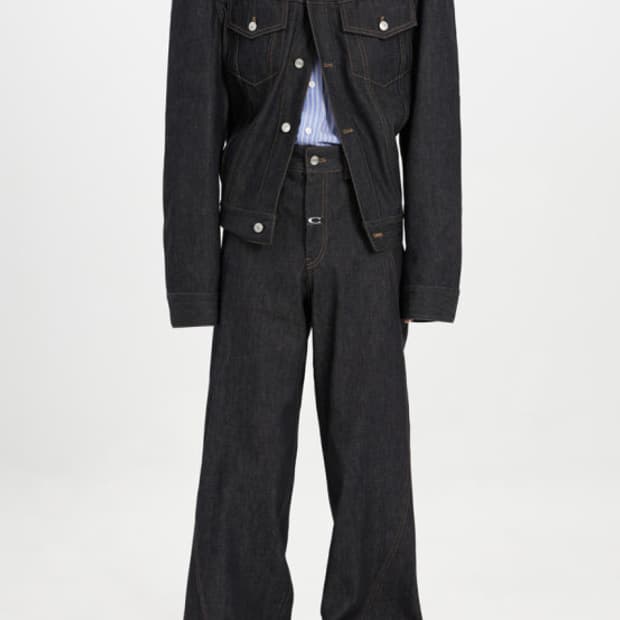 커미션 데님 숏자켓 S