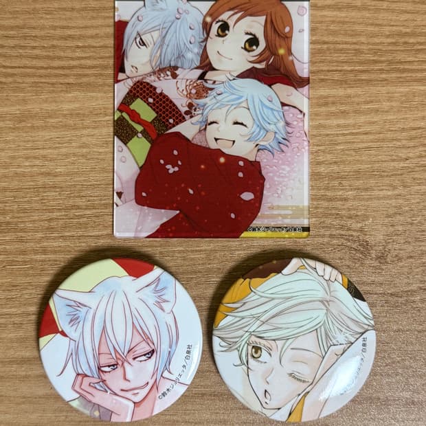 오늘부터 신령님 원화 아크릴 카드 랜덤 오신령 굿즈 토모에 캔뱃지 미즈키