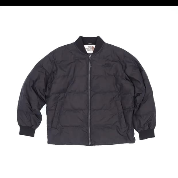 노스페이스 블랙 봄버 패딩점퍼 자켓 1212H1