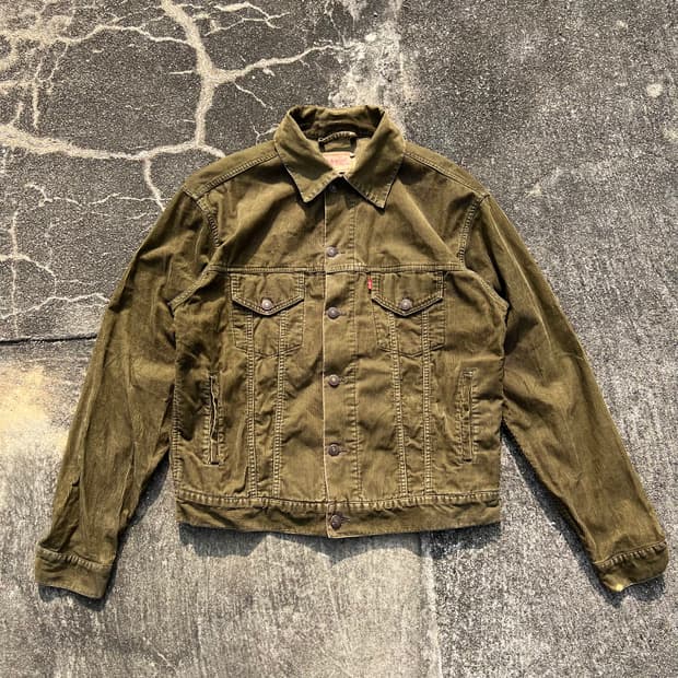 00‘s 리바이스 올리브 그린 코듀로이 자켓