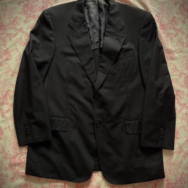 Loro Piana Black Pin stripe Blazer