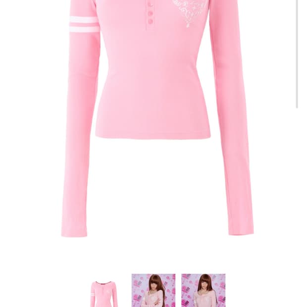 베이비메탈클럽 crown candh tea baby pink