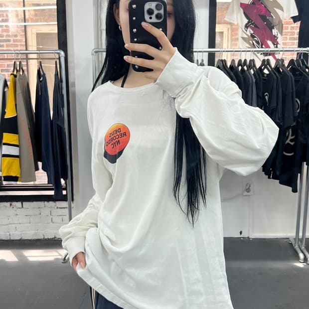 데우스 레코드 빅로고 롱슬리브