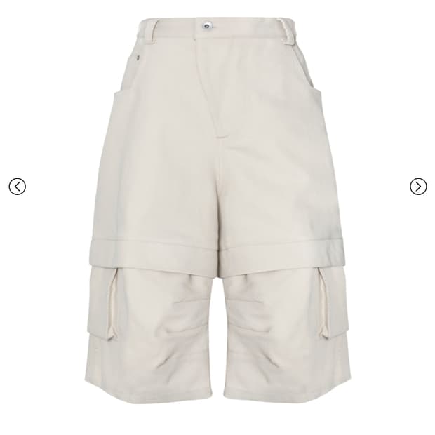교환) 2->3 카미엔 타이탄 버뮤다 팬츠 라이트베이지