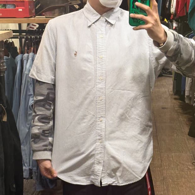 [HI] 폴로 랄프로렌 반팔셔츠 스카이블루