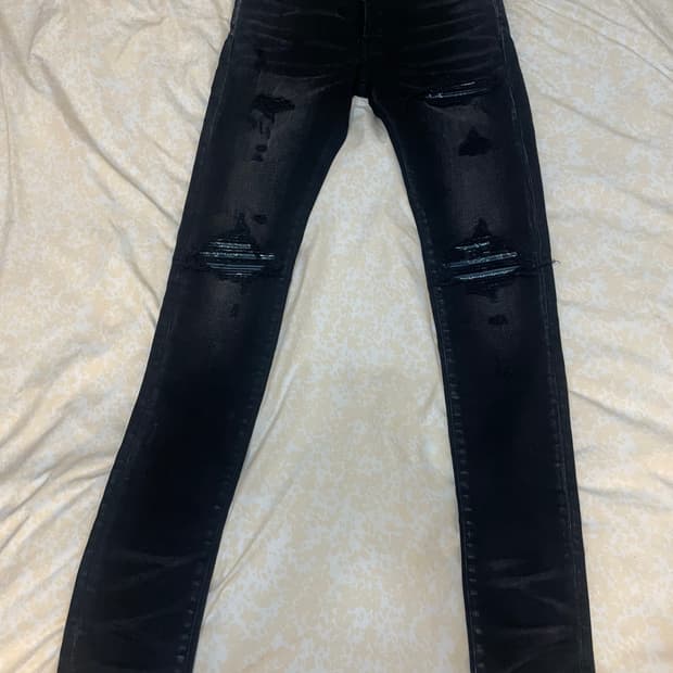 30) 아미리 흑청 디스진