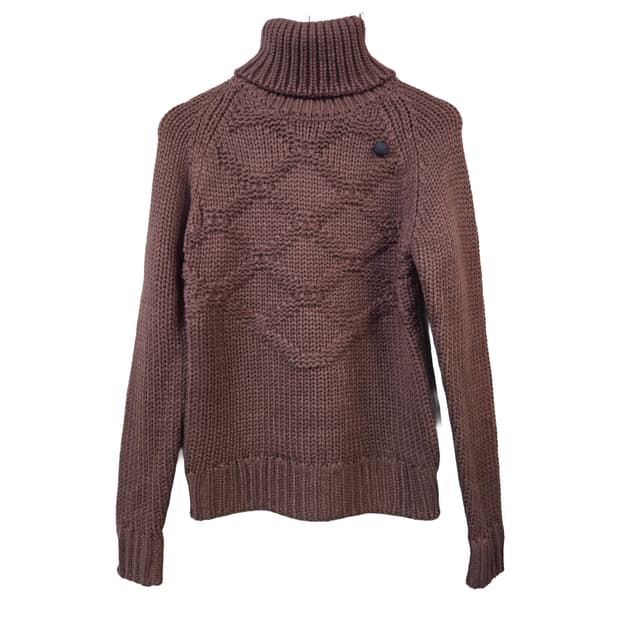 G-STAR브라운 터틀넥 니트 스웨터(M)