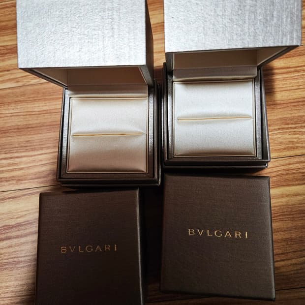 BVLGARI 불가리 반지박스 반지케이스 홀더형 2개 세트