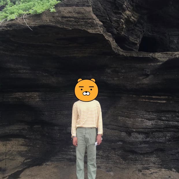 (48) 코스 면바지 그린색
