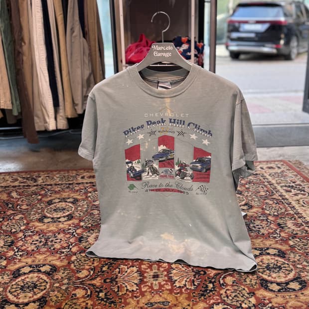 usa 빈티지 hanes 싱글 스티치 반팔 L 694