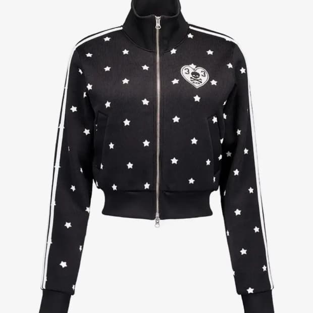 셋업이엑스이 스타 스포티 집업 블랙