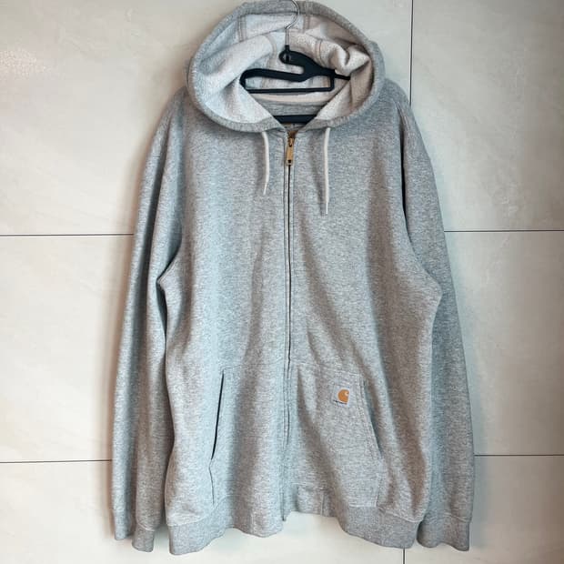 칼하트 그레이 후드집업 [L]