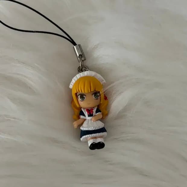 미소녀 메이드복 피규어 키링