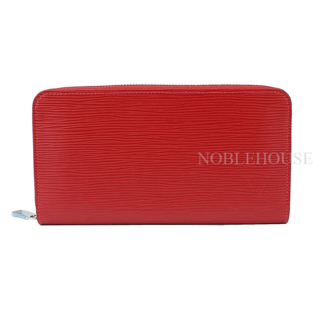 루이비통 레드 에삐 지피 월릿 장지갑