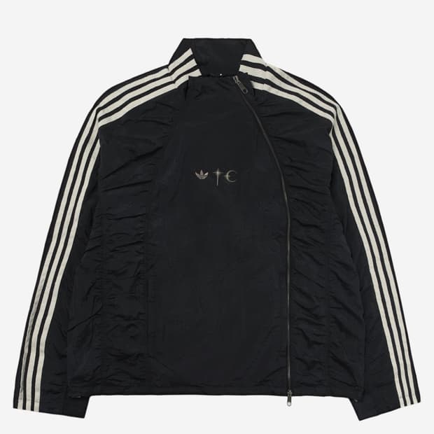 [XL] 아디다스 x 떠그 클럽 우븐 트랙탑 블랙 실버 메탈릭 - KR 