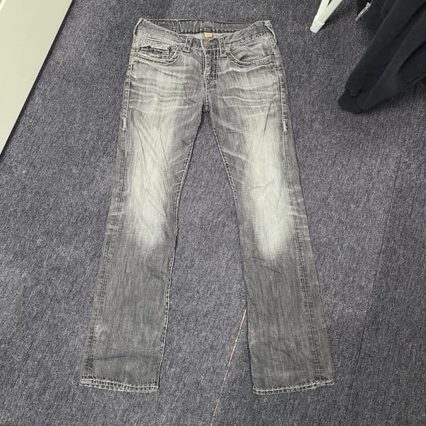 31 트루릴리젼 그레이 데님 청바지