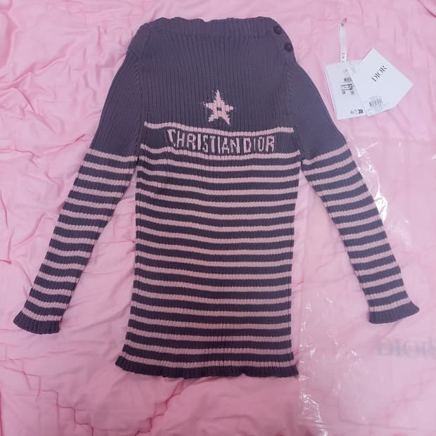 정품)급처새상품!디올 리비에라 Dioriviera 별 로고 니트 스웨터