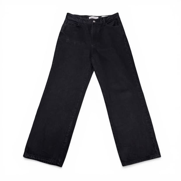 40 포유어아이즈온리 포유온 LINA CONE 흑청 데님팬츠