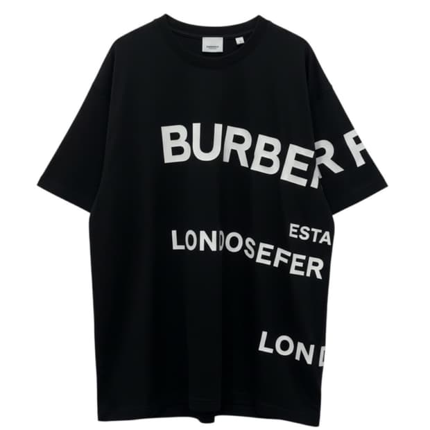 (M)Burberry 호스페리 프린트 오버핏 티셔츠