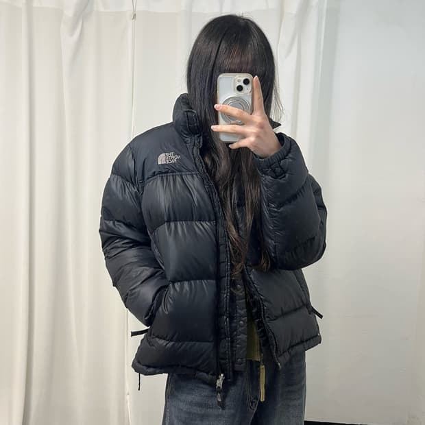 The North Face Black Nuptse Down Jacket 