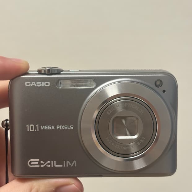 작례O 하자X카시오 엑슬림 ex-z1080 디지털카메라 소프트플래쉬 디카