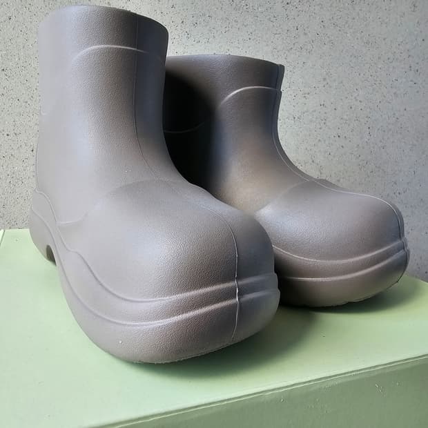 락피쉬웨더웨어 숏 레인부츠 코코아 235-40