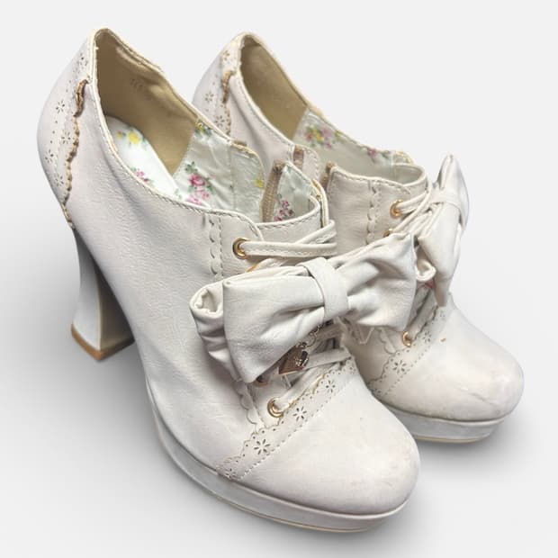 리즈리사 고전 리본 부츠 구두 m 230~235