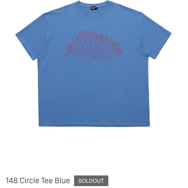 i4p 반팔티  (148 Circle Tee Blue)
