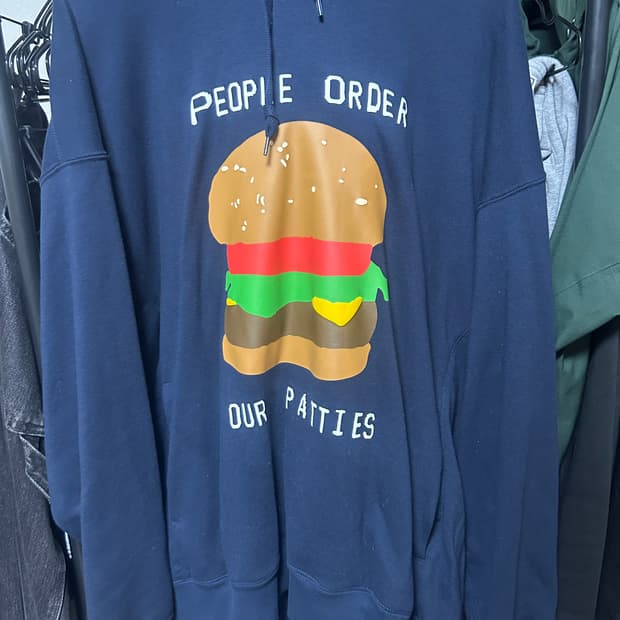 유니클로 cpfm 네이비 후드 2XL