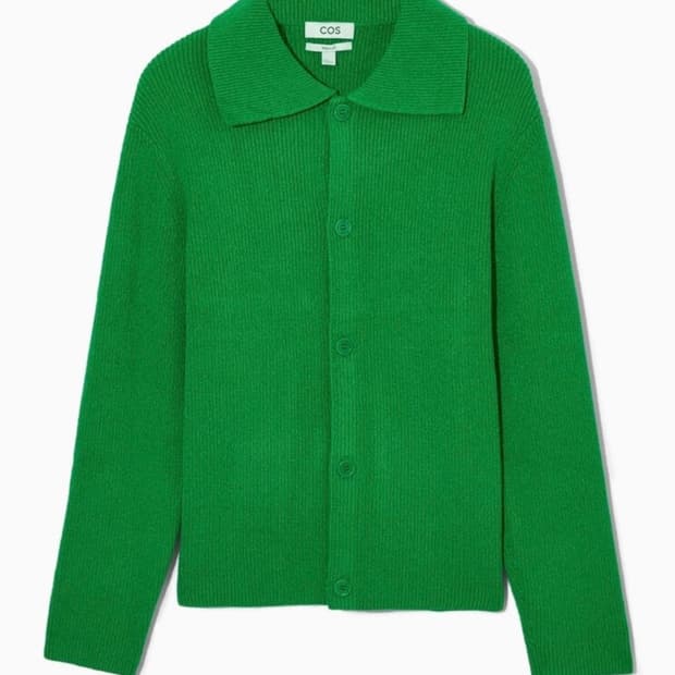 COS 부클레 가디건 M