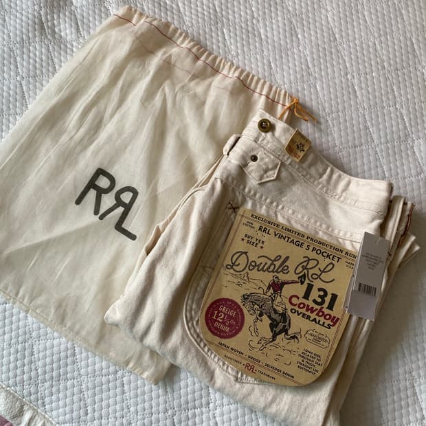 RRL 빈파포 리미티드 에크루 진 33/32