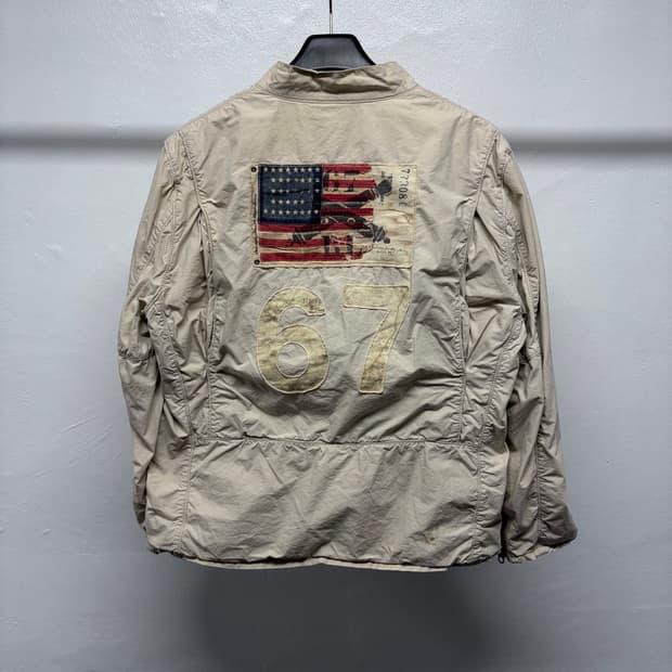 폴로 진스 성조기 패치 자켓