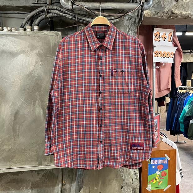 후부 체크 셔츠 레드 105 #csz2961