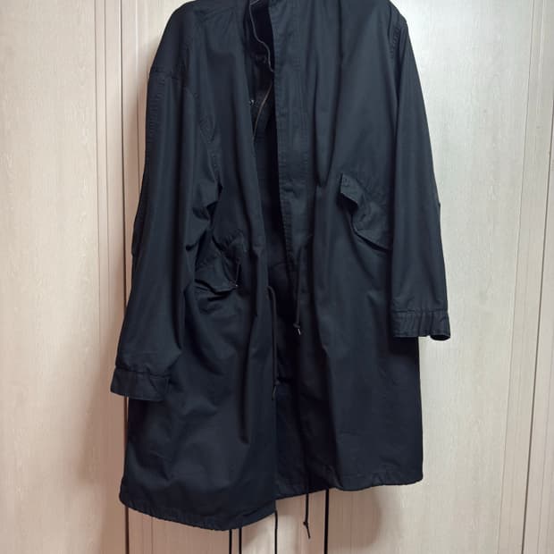 [L]무신사스탠다드 야상 개파카 피시테일 블랙